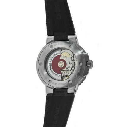 Oris Aquis Date Lederarmband, grünes Zifferblatt, Automatik-Taucheruhr 01 733 7732 4157-07 5 21 10FC 300M Herrenuhr