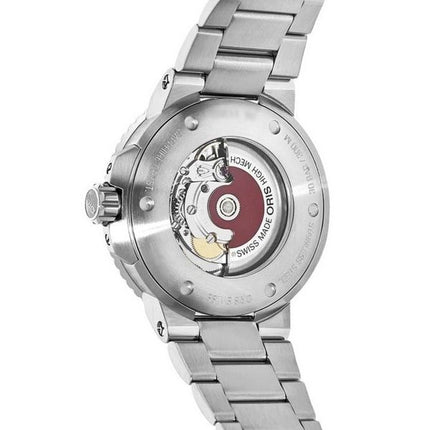 Oris Aquis Automatik-Taucheruhr aus Edelstahl mit grünem Zifferblatt 01 733 7766 4157-07 8 22 05PEB 300M Herrenuhr