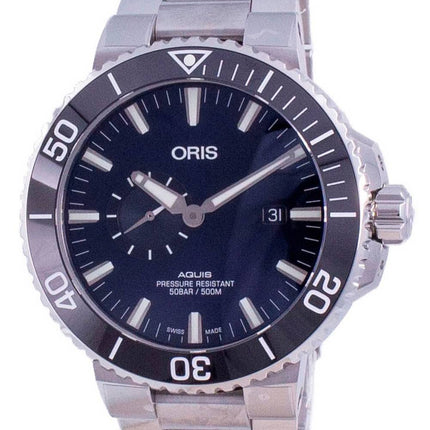 Oris Aquis Small Second Date Automatischer Taucher 01-743-7733-4135-07-8-24-05PEB 500M Herrenuhr