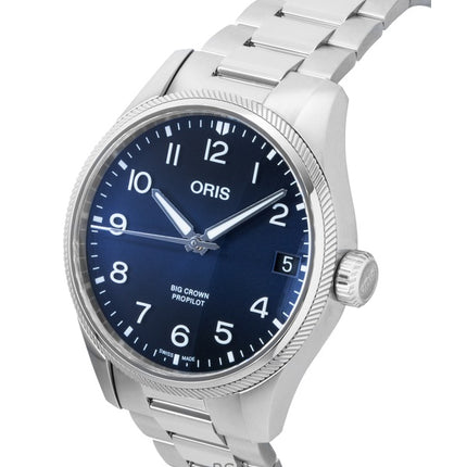 Oris Big Crown Propilot Edelstahl Blaues Zifferblatt Automatik 01-751-7761-4065-07-8-20-08P 100M Herrenuhr
