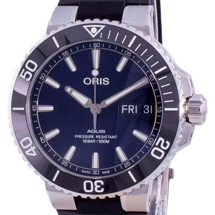 Oris Aquis Big Day Date Automatischer Taucher 01-752-7733-4135-07-4-24-64EB 500M Herrenuhr