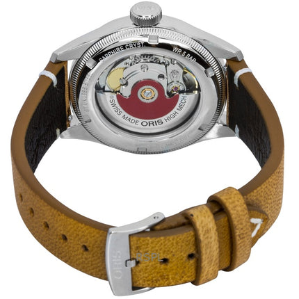 Oris Big Crown Cervo Volante Lederarmband Grünes Zifferblatt Automatik 01-754-7779-4067-Set Herrenuhr