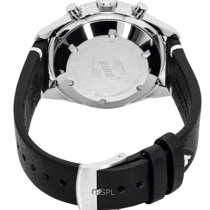 Oris Divers Sixty-Five Chronograph Lederarmband Schwarzes Zifferblatt Automatik 01-771-7791-4054-07-6-20-01 100M Herrenuhr