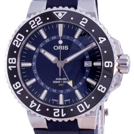 Oris Aquis GMT Datum Automatic Diver',s 01-798-7754-4135-07-4-24-65EB 300M Herrenuhr