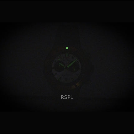 Edox Delfin The Original Chronograph Kautschukarmband Silbernes Zifferblatt Quarz Taucheruhr 10112-37GNOCA-ANO 200M Herrenuhr