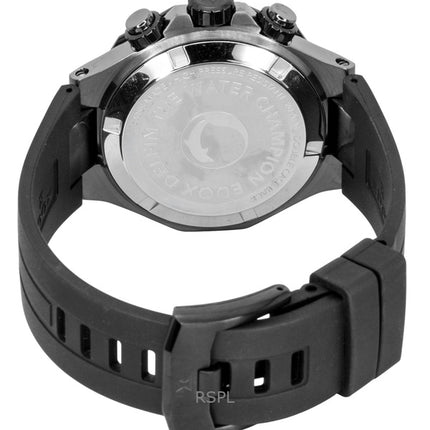 Edox Delfin The Original Chronograph Kautschukarmband Silbernes Zifferblatt Quarz Taucheruhr 10112-37GNOCA-ANO 200M Herrenuhr