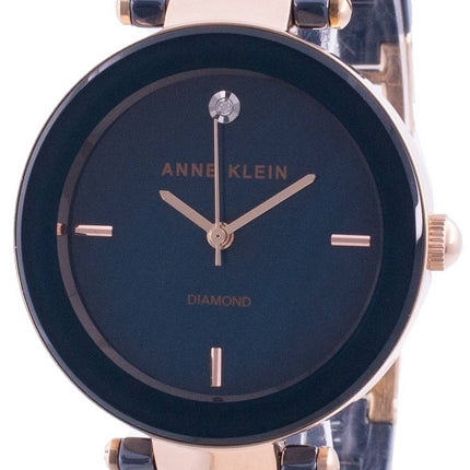 Anne Klein 1018RGNV Quarzdiamant Akzente Damenuhr