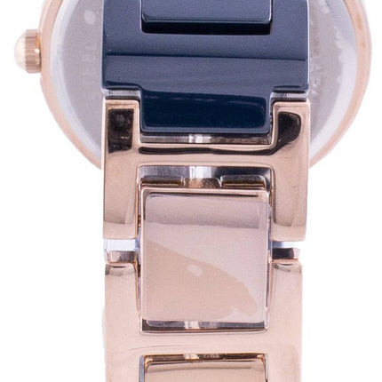 Anne Klein 1018RGNV Quarzdiamant Akzente Damenuhr