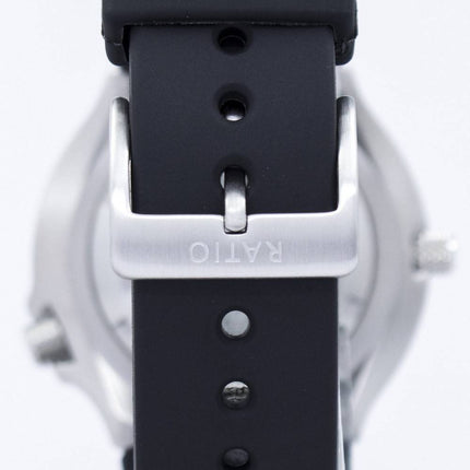 Generalüberholte Ratio FreeDiver Helium Safe 1000M Saphirglas Quarz 1038EF102V Herrenuhr