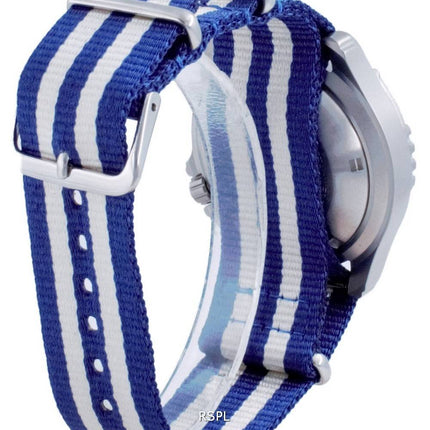 Ratio Free Diver Helium Safe Nylon Automatic Diver&#39,s 1066KE20-33VA-BLU-var-NATO2 1000M Herrenuhr