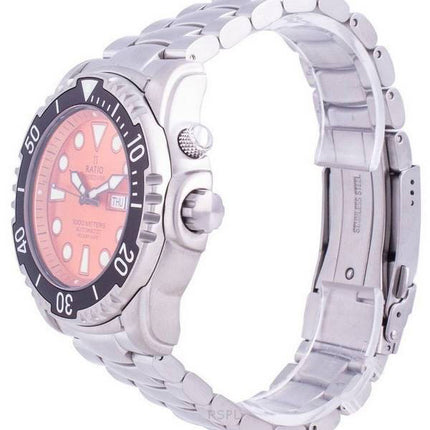 Verhältnis Free Diver Helium-Safe 1000M Saphir Automatik 1068HA96-34VA-ORG Herrenuhr