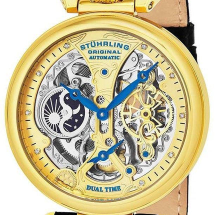Stuhrling Original Kaiser Grand Dualzeit automatische 127A2.333519 Herrenuhr