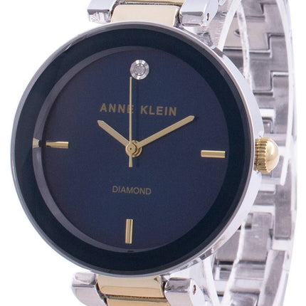 Anne Klein 1363NVTT Quarzdiamant Akzente Damenuhr