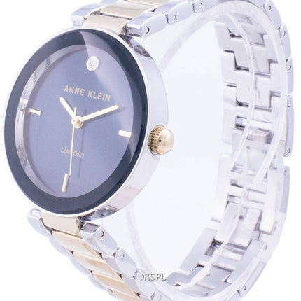 Anne Klein 1363NVTT Quarzdiamant Akzente Damenuhr