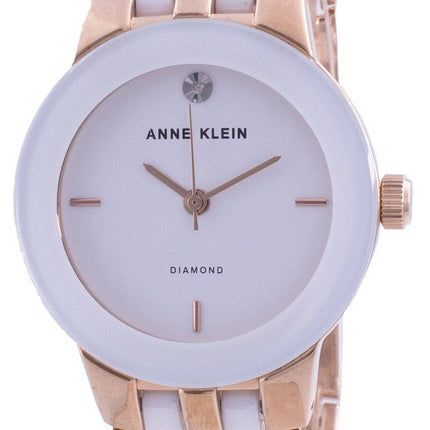Anne Klein 1610WTRG Quarzdiamant Akzente Damenuhr