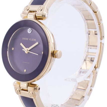 Anne Klein 1980PLGB Quarzdiamant Akzente Damenuhr