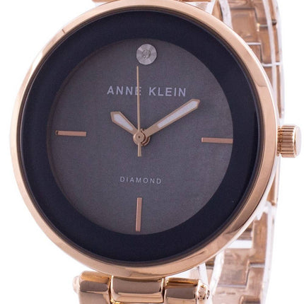 Anne Klein 2512GYRG Quarz Diamant Akzente Damenuhr