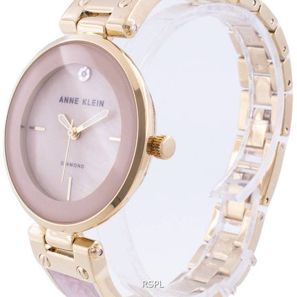 Anne Klein 2512LPGB Damenuhr mit Quarzdiamantakzenten