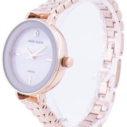 Anne Klein 3386LGRG Quarzdiamant Akzente Damenuhr