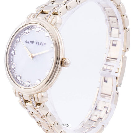 Anne Klein Swarovski Kristall Akzent 3488GPST Quarz Mit Geschenkset Damenuhr