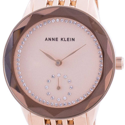 Anne Klein Swarovski Kristall Akzent 3506RGRG Quarz Damenuhr