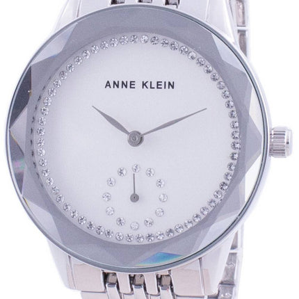 Anne Klein Swarovski Kristall Akzent 3507SVSV Quarz Damenuhr
