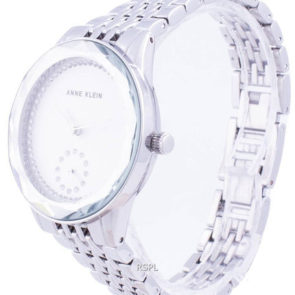 Anne Klein Swarovski Kristall Akzent 3507SVSV Quarz Damenuhr