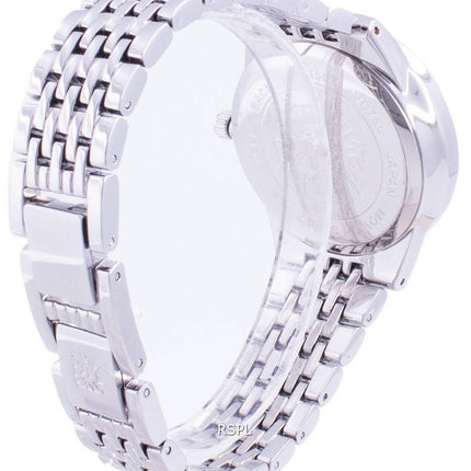 Anne Klein Swarovski Kristall Akzent 3507SVSV Quarz Damenuhr