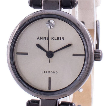 Anne Klein Original Diamond 3513GYCR Quarz Damenuhr