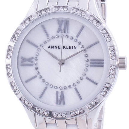 Anne Klein Swarovski Kristall Akzent 3549WTSV Quarz Damenuhr