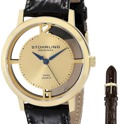Stuhrling Original Winchester Kathedrale Quarz 388 2. Set.02 Herrenuhr