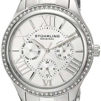 Stuhrling Original majestätischen SE Quarz Diamant Akzent 391LS.01 Damenuhr