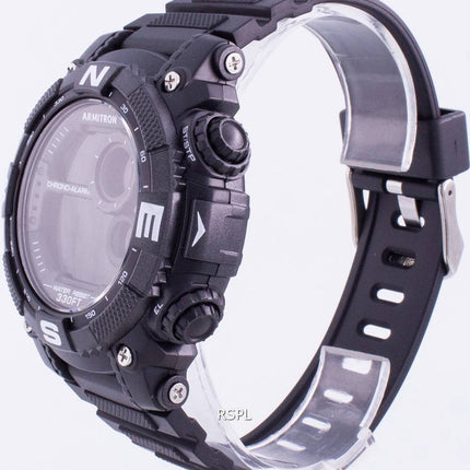 Armitron Sport 408284BLK Herrenuhr aus Quarzkompass