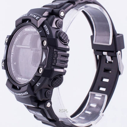 Armitron Sport 408309BLK Quarz Dual Time Herrenuhr