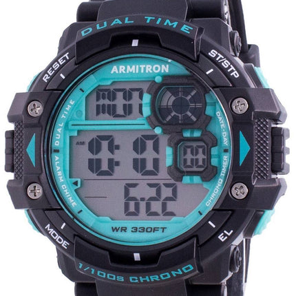 Armitron Sport 408309BTL Quarz Dual Time Herrenuhr