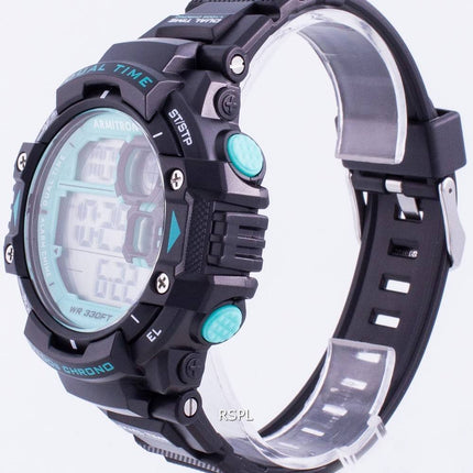 Armitron Sport 408309BTL Quarz Dual Time Herrenuhr