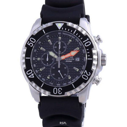 VerhÃ¤ltnis 200m Taucher Quarz Chronograph Saphir 48HA90-17-CHR-BLK Herrenuhr