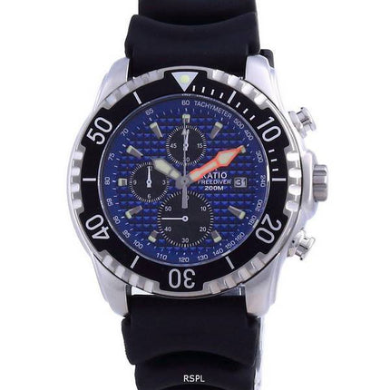 VerhÃ¤ltnis 200m Taucher Quarz Chronograph Saphir 48HA90-17-CHR-BLU Herrenuhr