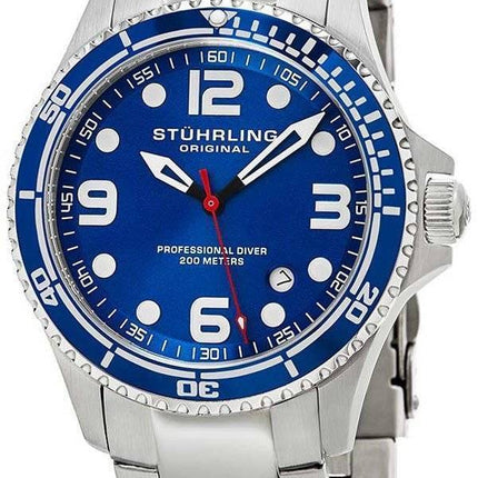Stuhrling Original Aquadiver erreichen Sie nach Grand Regatta Quarz 593.332U16 Herrenuhr
