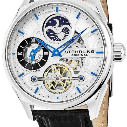 Stuhrling Original Vermächtnis Sonderrücklage Dualzeit automatische 657,01 Herrenuhr