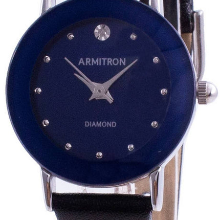 Armitron 752447BLSVBK Quarzdiamant Akzente Damenuhr