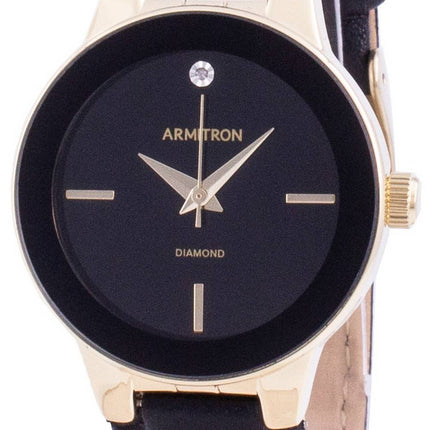 Armitron 755410BKGPBK Quarzdiamant Akzente Damenuhr