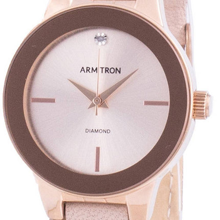 Armitron 755410RSRGBH Quarzdiamant Akzente Damenuhr
