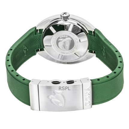 Doxa SUB 200T Sea Emerald Kautschukarmband Grünes Zifferblatt Automatische Taucheruhr 804.10.131S.26 200M Herrenuhr mit zusätzlichem Armband
