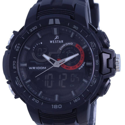 Westar Analog Digital Black Dial Quarz 85011 PTN 001 100M Herrenuhr