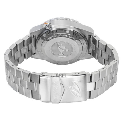 Doxa SUB 600T Searambler Edelstahl weißes Zifferblatt automatische Taucheruhr 862.10.021.10 600M Herrenuhr