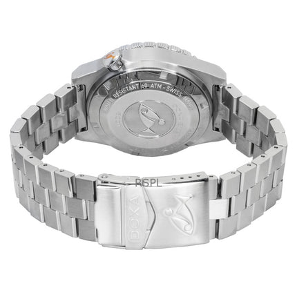 Doxa SUB 600T Professional Automatische Taucheruhr mit orangefarbenem Zifferblatt, 862.10.351.10, 600 m, Herrenuhr mit zusätzlichen Armbändern
