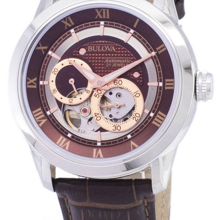 Bulova Automatic BVA Serie Dual Blende Dial 96A120 Herrenuhr