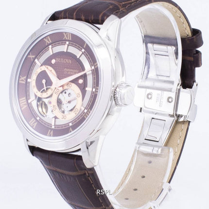 Bulova Automatic BVA Serie Dual Blende Dial 96A120 Herrenuhr
