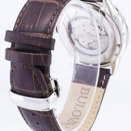 Bulova Automatic BVA Serie Dual Blende Dial 96A120 Herrenuhr